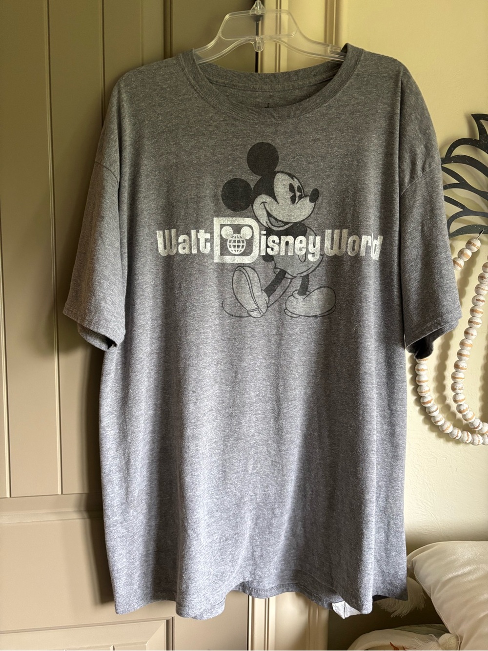 Disney World Gray Mickey Mouse Graphic Tee, clothes